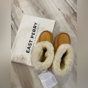 East Perry Sheepskin Slippers with Cream Lining